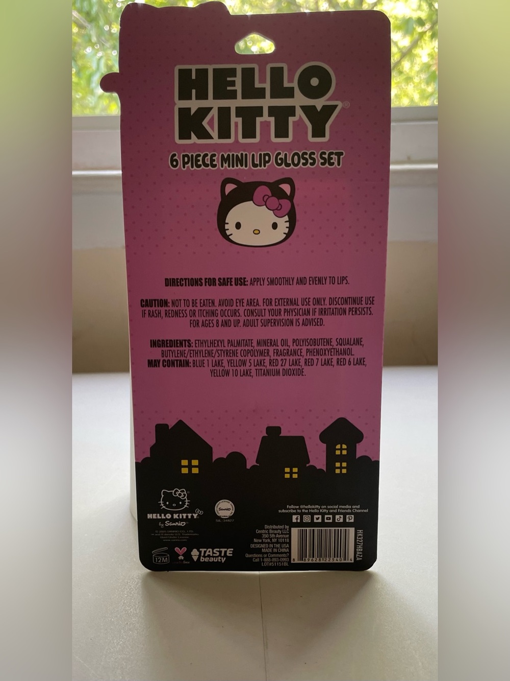 Hello Kitty 6-Piece Mini Lip Gloss Set – Cute Sanrio Collection